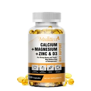 Mulittea Calcium Magnesium Zinc Capsules with Vitamin D3