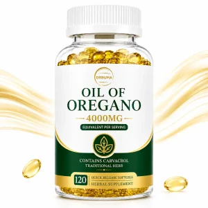 120-Count Oregano Oil Softgels, Herbal Botanical Dietary Supplement Capsules for Adults