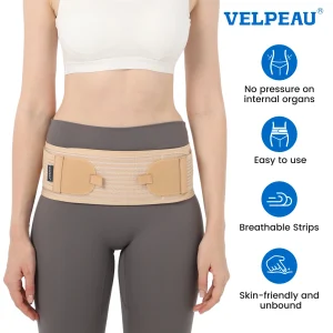 VELPEAU Sacroiliac SI Joint Hip Belt for Sciatica, Lumbar and Lower Back Pain