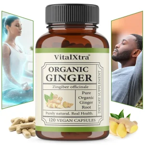 Ginger Supplement, Organic Ginger Root Capsules