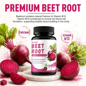 Beet Root Capsules Supports Normal Cardiovascular Wellness