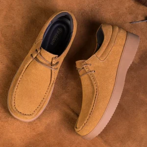Men's Training Shoes New Design Male Suede Leather Sneakers