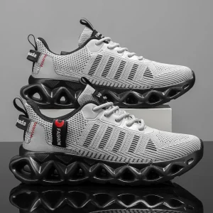 2026 New Unisex Striped Cut-out Sneakers